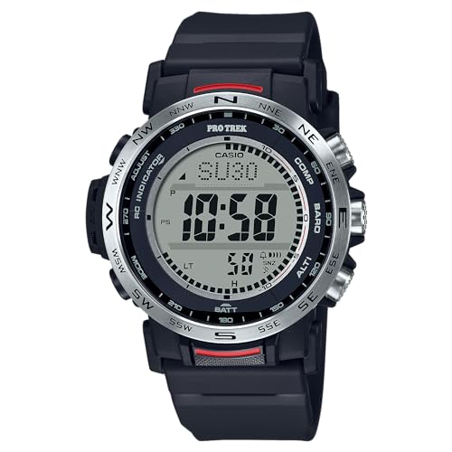 Pro Trek Outdoor Men's Watch Radio-Controlled Solar Black - Casio PRW-35-1AER