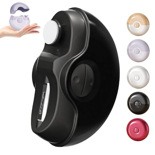 電動爪切り 2イン1 電動研磨自動爪切り 電動爪切り 電動爪切り 自動爪切り 電動爪切り 電動自動爪切り 赤ちゃん 子供 高齢者 大人 (ブラック)