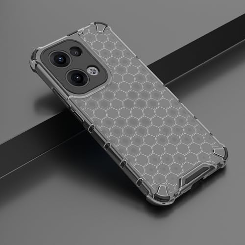 Image of Glasgow Back Case Cover Designed for [ Oppo Reno 13 Pro 5G / Reno13 Pro 5G ] (Stylish Look | Shock Proof) - Black