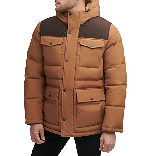Image of Levi's Men's Arctic Cloth Quilted Performance Parka