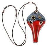 CLISPEED Ocarina En CéRamique Portable Pour DéButants Instrument De Vent Alto CréAtif Mini...
