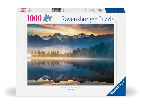 Ravensburger Lake Matheson, New Zealand 1000 Piece Jigsaw Puzzle for Adults - 12000356 - Handcrafted Tooling, Made in Germany, Every Piece Fits Together Perfectly - Image 3