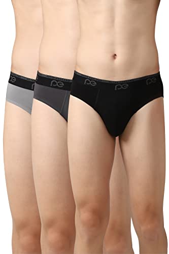 Image of Peter England Men's Cotton Blend Classic Printed Briefs (Pack of 3)