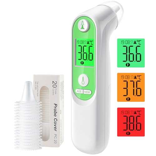 Viproud FC-IR109_DE Ohrthermometer mit Farbanzeige