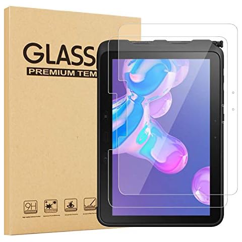 EpicGadget [2-Pack] Glass Screen Protector for Samsung Galaxy Tab Active4 Pro/Tab Active Pro 10.1 SM-T540/T545/T547 Released in 2019/2022 - Tempered Glass Film/High Definition / 9H Hardness Cover