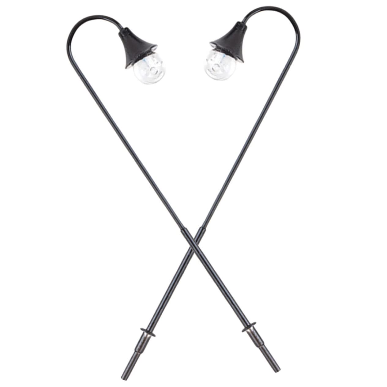 BELLIFFY 4sets Miniature Street Light Models Set Model Led Traffic n Scale Lamp for DIY 2pcs*4