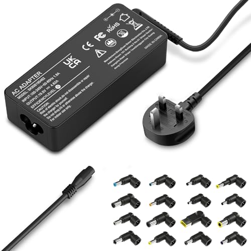 WOXNKLD 90W Universal Laptop Charger Compatible with Lenovo Dell HP Acer Asus Toshi ba Sam sung Chromebook Computer Charger Power Cord with 16 Tips(Not compatible with USB Type C)