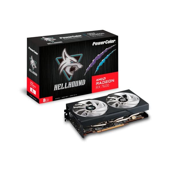 Powercolor Radeon RX 7600 Hellhound OC 8 GB GDDR6