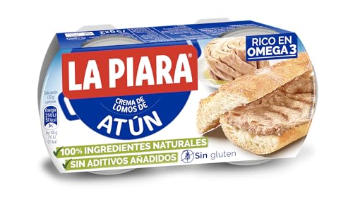 LA PIARA - CREMA DE LOMOS DE ATÚN 100% NATURAL 2x75GR