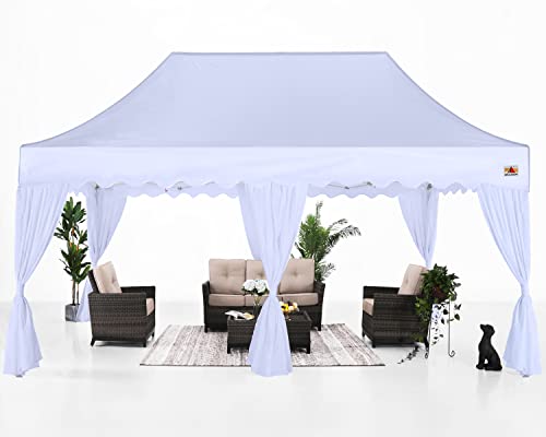 ABCCANOPY Patio Pop Up Canopy Tent with Curtain 10x...