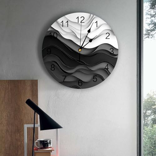 Reloj de Pared de 10 Pulgadas Silencioso y Elegante miniatura 4