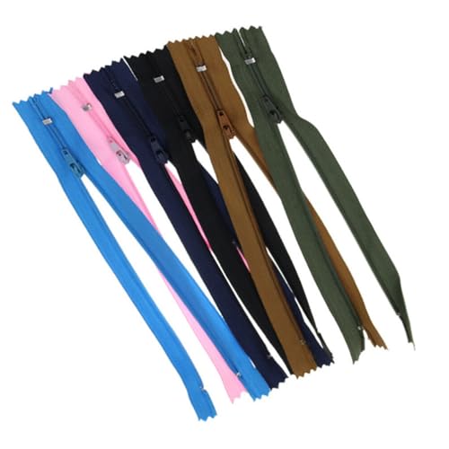 TEHAUX 60 Peças De Zíper De Bobina DIY Artesanato Zíper Separando Zíperes Zíper Reparação Casaco Peç