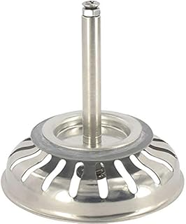 Blanco 119146 Siebkörbchen 7,9 cm | 3,5" | mit Zapfen für Exzenter-Bedienung | 18 Ablauf-Schlitze | Original-Ersatzteil | Edelstahl