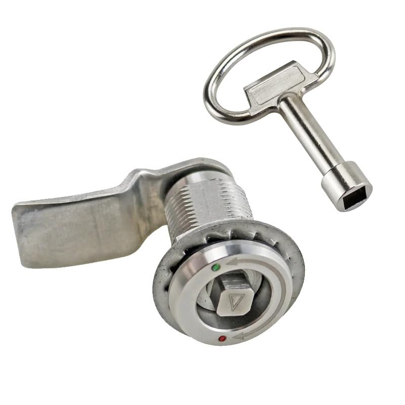 Serrure cylindrique en acier inoxydable anticorrosion à empreinte quatre côtés
