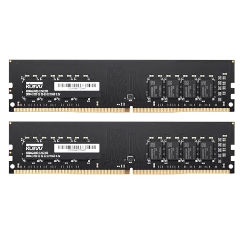 KLEVV DDR4 32GB (2x16GB) 3200MHz CL22 1.2V UDIMM Desktop Ram Memory SK Hynix Chip (KD4AGUA80-32N220D)