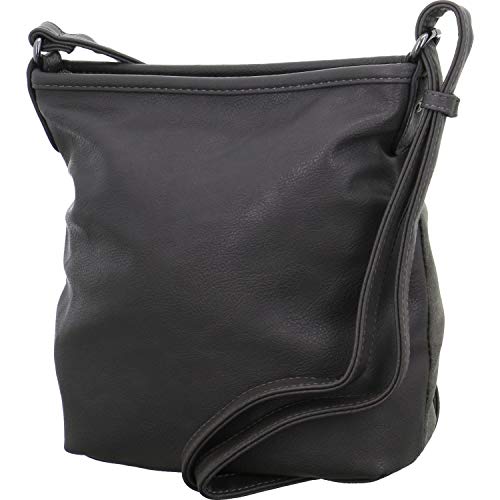 TOM TAILOR Juna Damen Umhängetasche Crossbody Bag Klein Grau