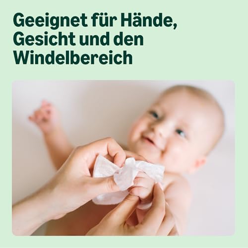 by Amazon Frische Baby-Feuchttücher 1008 Tücher, Unparfümiert, 18 Pack à 56 Stück (Früher Eine Marke Von Mama Bear, Identisches Produkt)