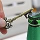 Schlüssel Flaschenöffner - 50 Stück Schlüssel Flaschenöffner mit Kraftpapier Geschenkanhänger und Schnur für Hochzeit Gefälligkeiten antike rustikale Party Dekoration, Bronze-