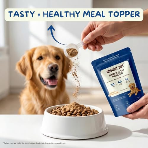 Image of Absolut Pet Skin & Coat Dog Powder, Omega Biotin |30 Servings