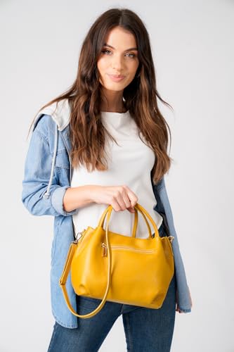 Image of Girly HandBags Womens Bucket Genuine Leather Handbag