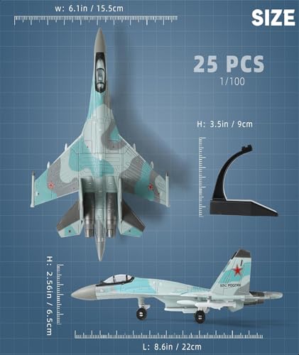 Image of 1:100 Su35 Fighter Jet Model, Detailed Military Aircraft Toy for Adults and Kids, Perfect for Home Office Decor, Gift for Aviation Enthusiasts and Collectors Ornaments