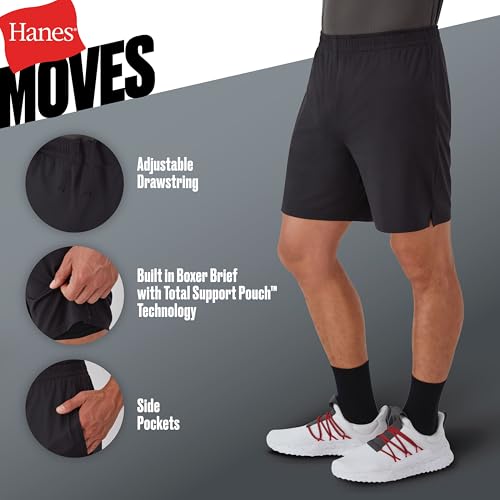 Hanes Men's Workout Shorts with Liner - 73% Off Big Spring Sale