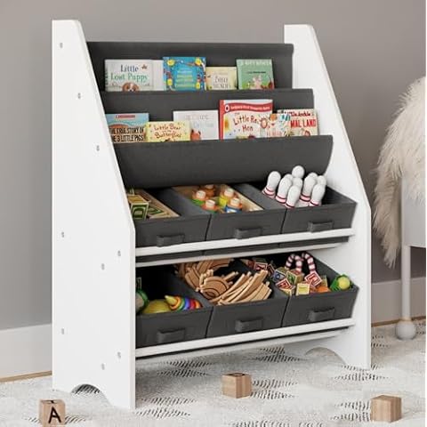 URBNLIVING Kids Bookshelf and Toy Organiser Cover
