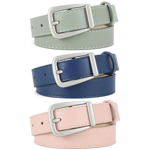 Rfmfkkg Simple Women's Belt Casual Dress Jeans Accessories Pu Leather Pin Buckle Waistband Accessories2
