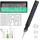 Ergonomisches Design & lange Akkulaufzeit: Ergonomischer Griff für komfortables Arbeiten über längere Zeit; USB-Schnellladefunktion mit leistungsstarkem Akku; kreative Projekte jederzeit möglich