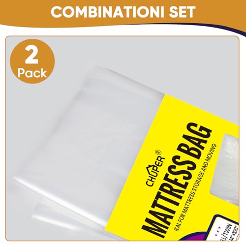 Bolsas de mudanza para almacenamiento y protector de colchón impermeable XL 7