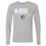 500 LEVEL Kayla McBride Minnesota Lynx Long Sleeve Shirt - Kayla McBride Minnesota Lynx Elite WHT (Heather Gray, Medium)