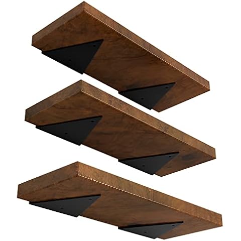 LEOPO 6 Inch Invisible Triangular Shelf Brackets for Minimalistic Home Decor Heavy Duty Hot Rolled Steel 6 Pack Cover