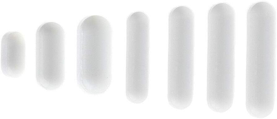 Generic 7pcs Magnetic Stirrer Bar Stir Mixer Bars PTFE Lab Spin Lab Science Supplies