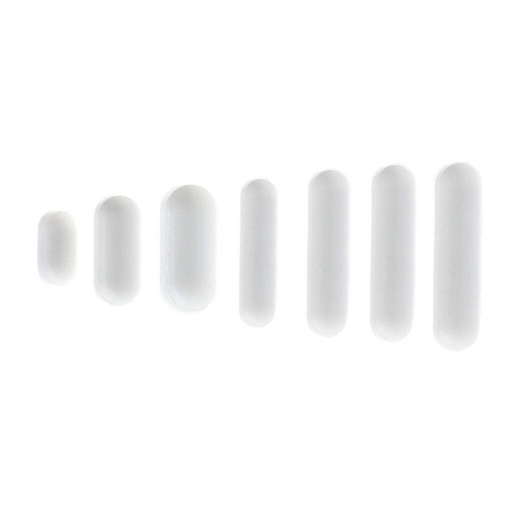 Generic 7pcs Magnetic Stirrer Bar Stir Mixer Bars PTFE Lab Spin Lab Science Supplies