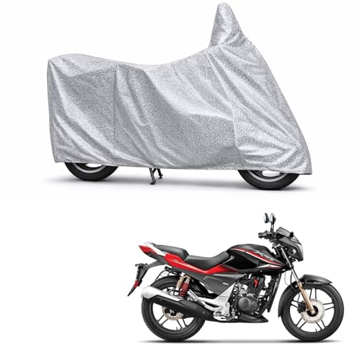 Image of 100% Waterproof Two Wheeler Body Cover Multi Layered Fabric Designed for Hero Xtreme Sports | Belt Buckle Lock | Silver Mag