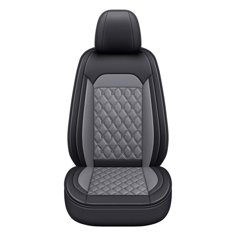 Housse de siège auto pour BMW 1 Series F40 cuir noir gris toutes saisons robuste