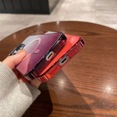 Coque de luxe pour iPhone 13 Pro Max magsafe avec objectif en métal