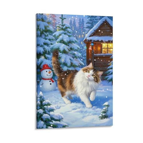 Impression sur toile Maine Coon 40x60 décoration murale maison