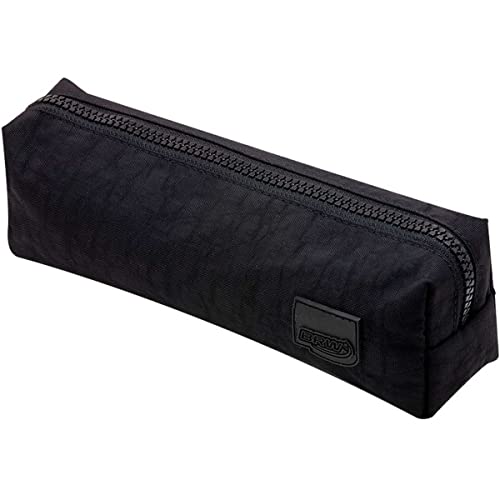 Estojo Nylon 1 Zíper Preto, BRW