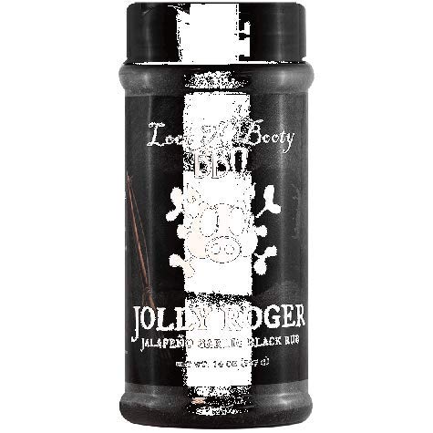 Loot N' Booty Jolly Roger Jalapeno Garlic Black Rub - 14 oz