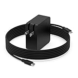 65W USB-C AC Charger Fit for Dell Inspiron 7306 2 in 1 Black P125G002, Latitude 7420 7520 3120 7320 2 in 1 P32T001, XPS 13 9305 Type C Laptop Power Supply Adapter Cord