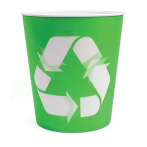 Kikkerland Lenticular Recycle Wastebasket