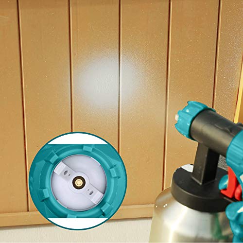 Image of TOTAL HVLP Floor Based 500W Iron Electric Spray Gun with 800ml Aluminium Can (Multicolour) (550W-Aluminum Can)
