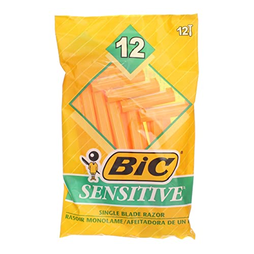 Bic Bic Disp Sens 12 Size 12S Bic Sensitive Shaver Disposable Razors Pack Of 2