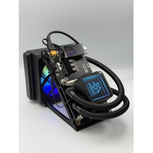 NerdQaxe++ Rev 6.1 Hydro 6 TH/s - SH-256 | 16.5J/TH High Efficiency 100W Low Power Quiet 2.4G WiFi - Open Source Crypto Machine for BTC Solo Mining
