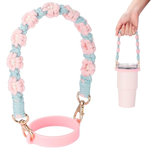 Image of Water Bottle Handle Strap Compatible with Owala & Stanley Cups