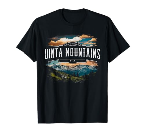 Uinta Mountains Utah Senderismo Al Aire Libre Vintage Camiseta