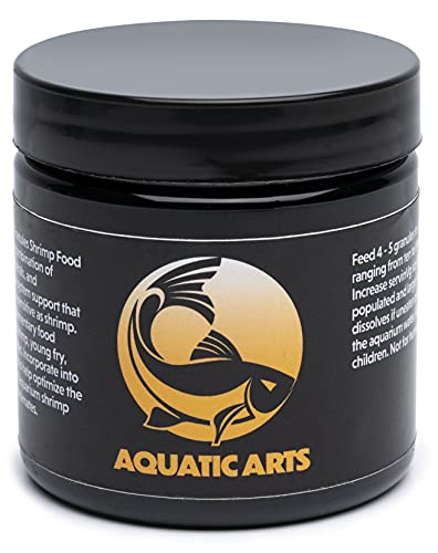 Aquatic Arts Bee Pollen Shrimp Food – 2oz Granules for Amano, Cherry, Neocaridina, and Other Freshwater Shrimp