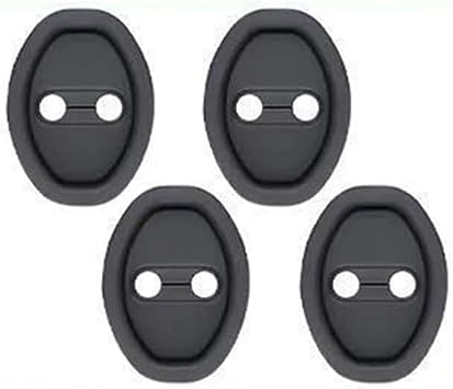 Car Door Lock Protector for Volkswagen VW Tiguan 2018 2019 2020 2021 2022 2023 2024,4PCS Lightweight Waterproof Shock Absorber Pads Anti-Rust Stylish Reduces Closure Sound Easy Installation