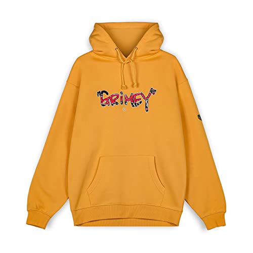 Sweat à capuche GRIMEY avec coton épais et broderie The Toughest colorée